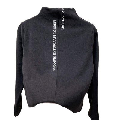 Half High Collar German Velvet Long-Sleeved T-Shirt Women Fashion Top