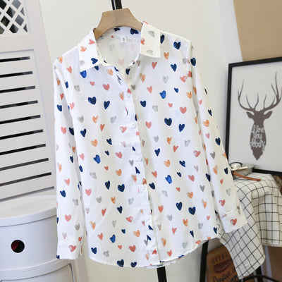 Western Style Shirt Women New Fashion Long Sleeved Loose Top