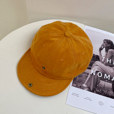 Women's Two Baseball Caps With Solid Color Soft Brim