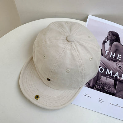 Women's Two Baseball Caps With Solid Color Soft Brim