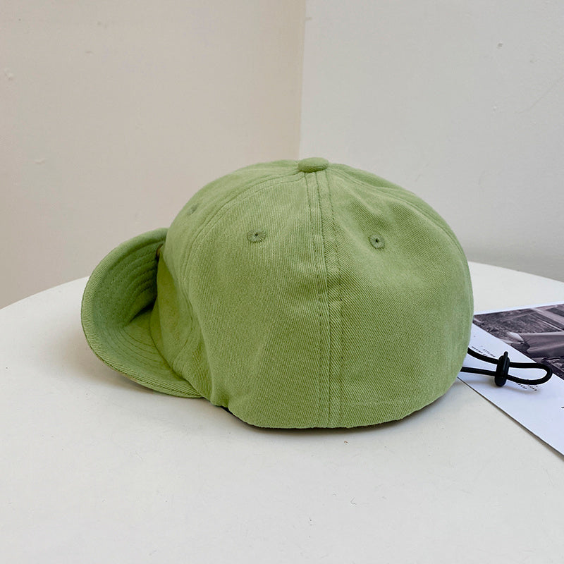 Women's Two Baseball Caps With Solid Color Soft Brim