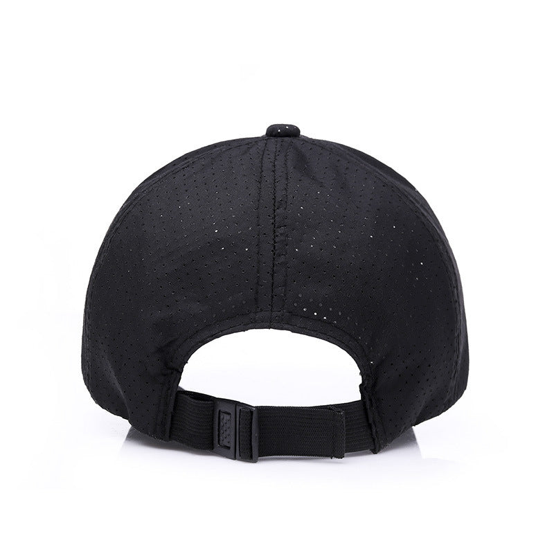 Summer Men's And Women's Fashion Korean Baseball Caps New Casual Sunscreen Sunshade Board Punching And Breathable Caps