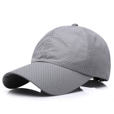 Summer Men's And Women's Fashion Korean Baseball Caps New Casual Sunscreen Sunshade Board Punching And Breathable Caps