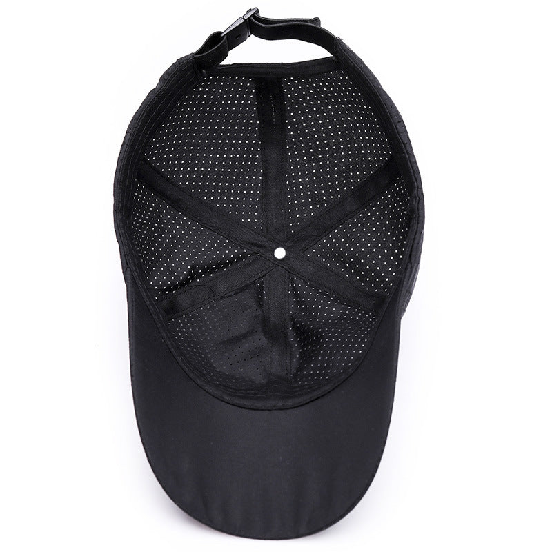Summer Men's And Women's Fashion Korean Baseball Caps New Casual Sunscreen Sunshade Board Punching And Breathable Caps