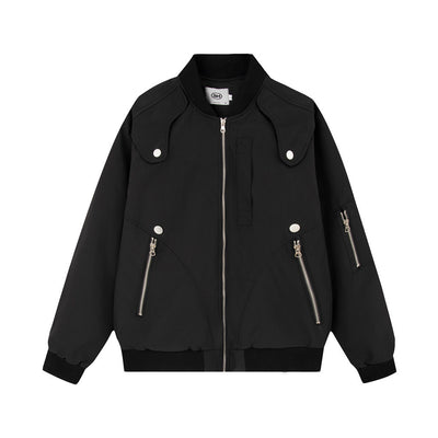 Stand Collar Flying Jacket For Men