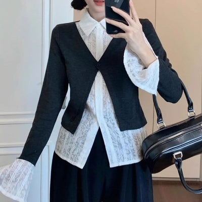 Sweet Hot Girl Design Sense Bandage Dress Unique Top Fashion