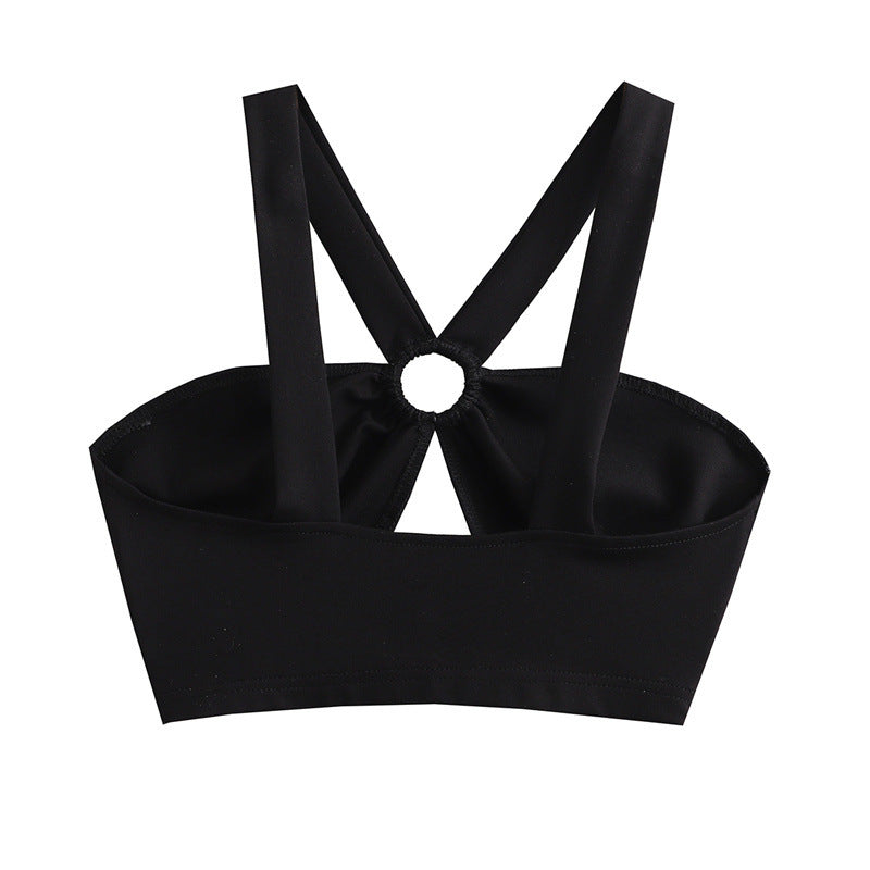 Sexy Hot Girl Short Halter Tube Underwear Top