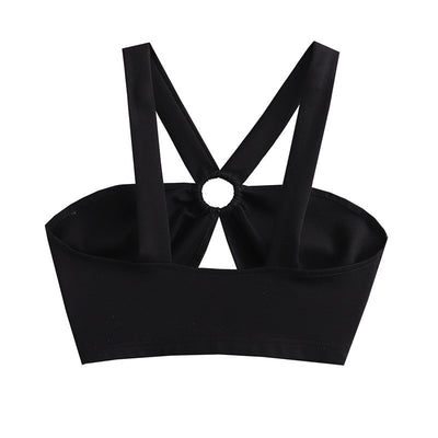 Sexy Hot Girl Short Halter Tube Underwear Top