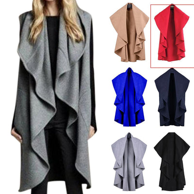 Women's High-grade Woolen Coat Cape Vest For Women