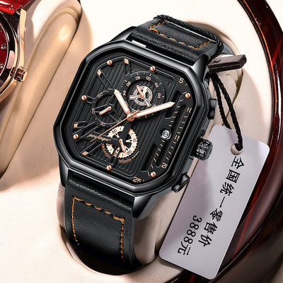 Multifunctional Men's Watch Belt Style Quartz