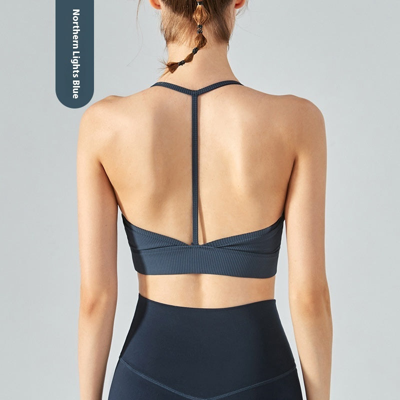 Shockproof Sports Underwear With Chest Pad Yoga Workout Vest