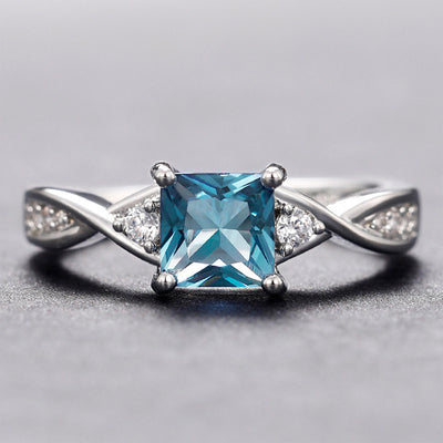 Micro Inlaid Zircon Elegant Ring