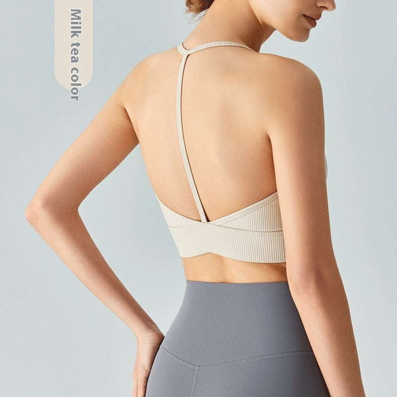 Shockproof Sports Underwear With Chest Pad Yoga Workout Vest