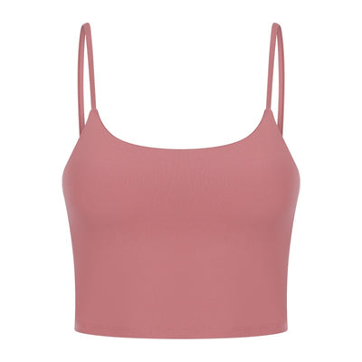 Yoga Jacket Women's Sports Underwear With Chest Pad Thin Belt Beauty Back