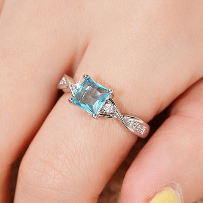 Micro Inlaid Zircon Elegant Ring