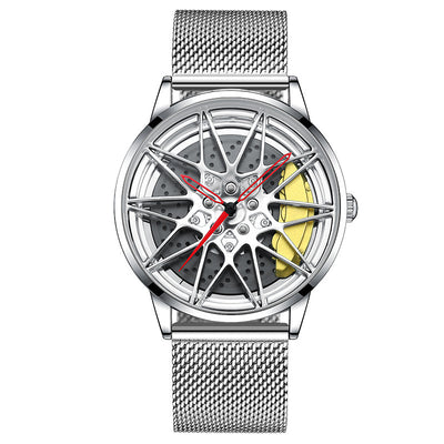 Men's Electronic Wheel Watch Hollow Three-dimensional
