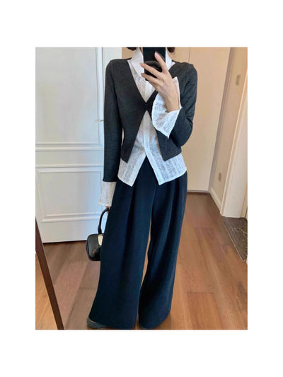 Sweet Hot Girl Design Sense Bandage Dress Unique Top Fashion