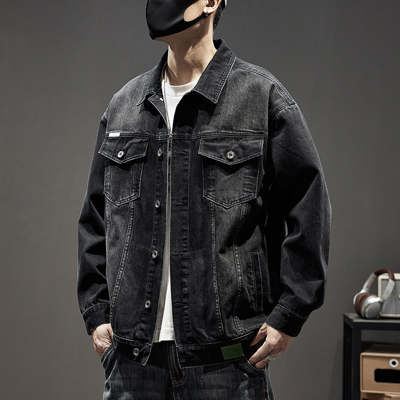 Heavy Industry Retro Denim Jacket Men