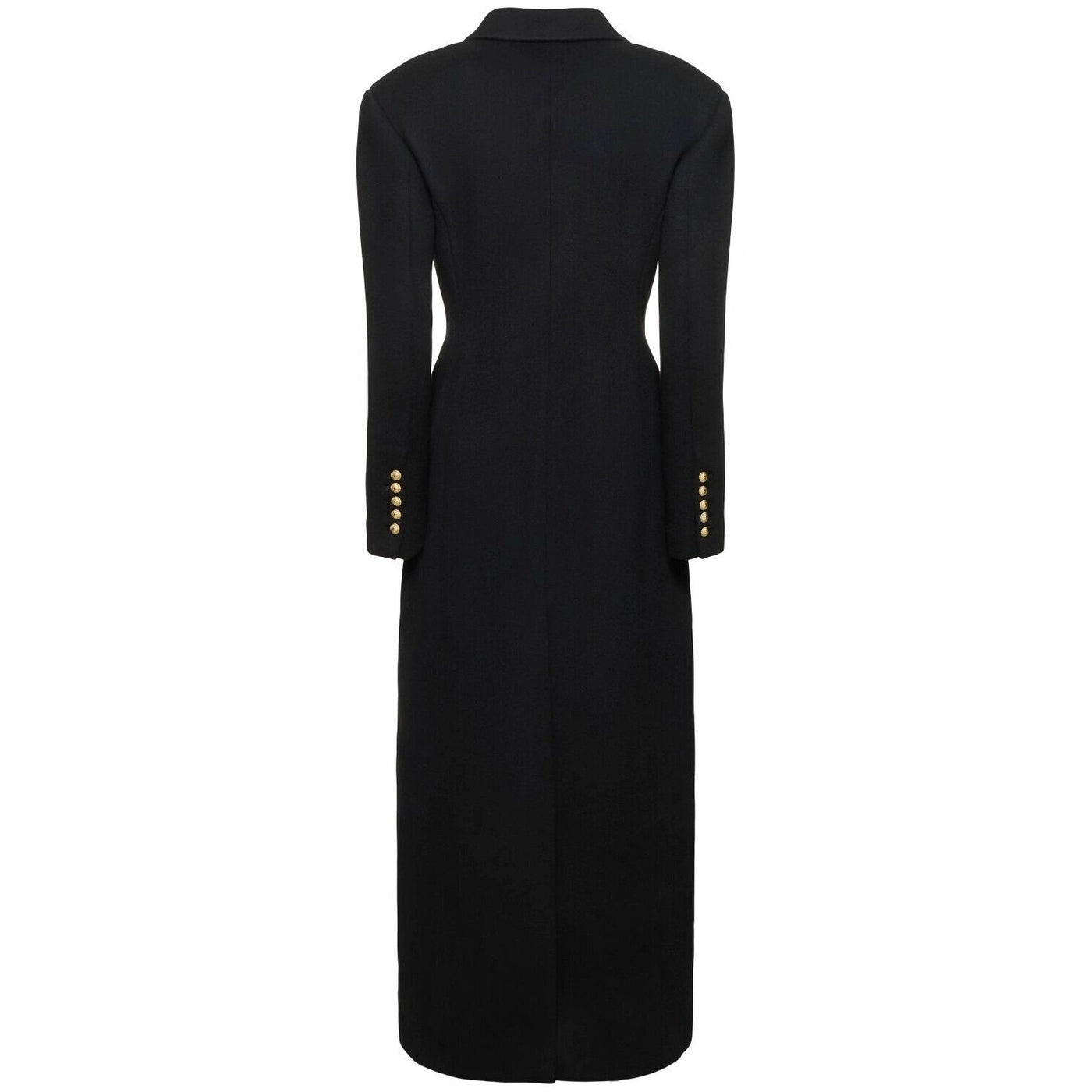 Elegant And Capable Slim-fit Single-row Two-button Women's Extended Coat