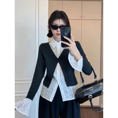 Sweet Hot Girl Design Sense Bandage Dress Unique Top Fashion