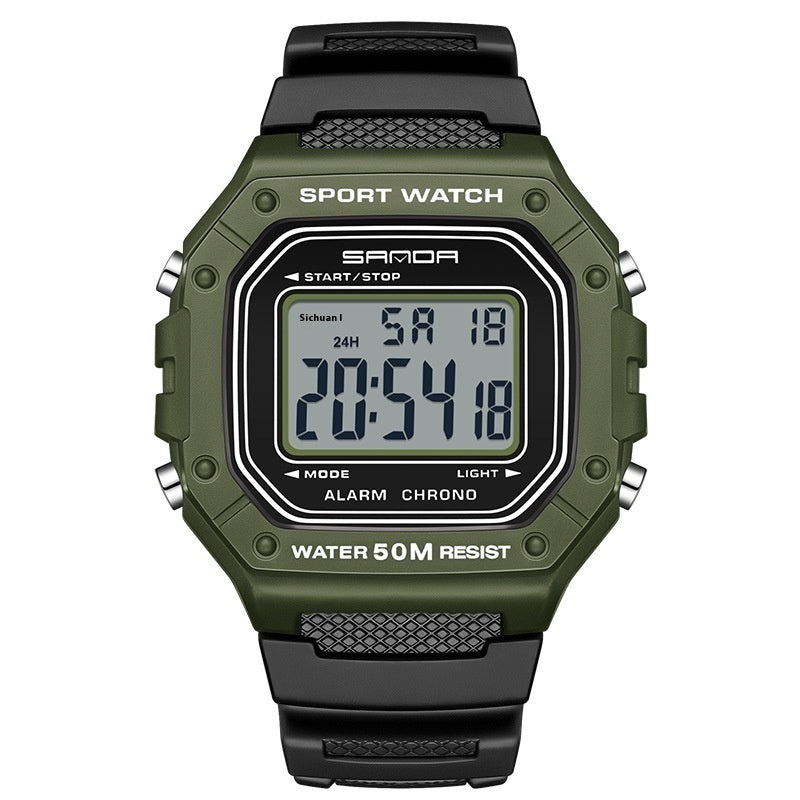 Swimming Waterproof Youth Electronic Watch Simple Alarm Clock