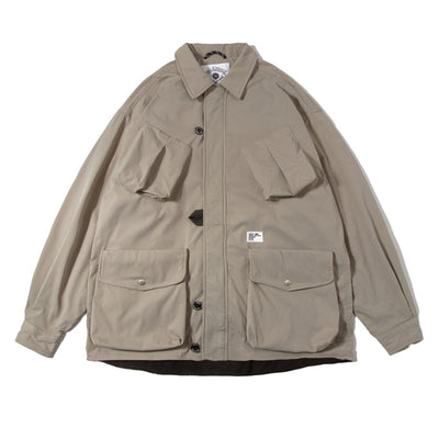Multi-pocket Retro Work Jacket Men