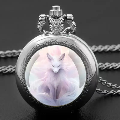 Color Pattern Medium Pocket Watch For Men And Women