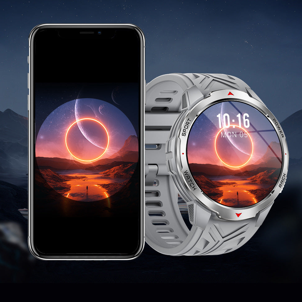 Smart Watch Compass Flashlight Large Battery Sports Record