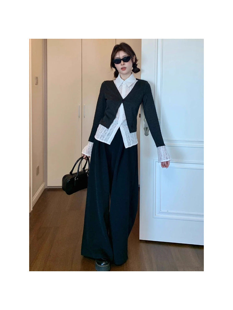 Sweet Hot Girl Design Sense Bandage Dress Unique Top Fashion