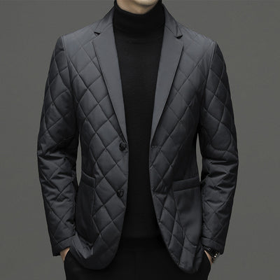 Winter Clothing Down Jacket Men's Lapel Thick Warm Jacket