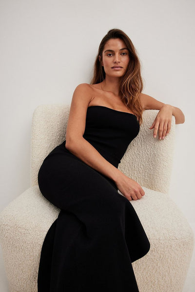 Women's Graceful Tube Top Long Dress Off-shoulder Sexy