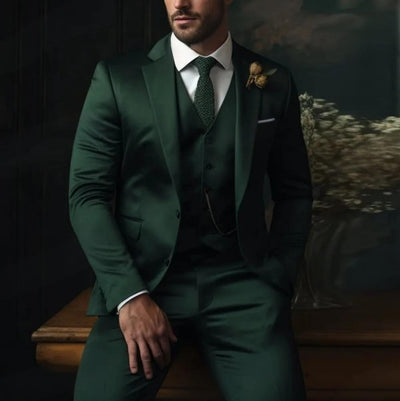 Men's High Sense Temperament Banquet Business Slim Fit Fashion Men's Suit