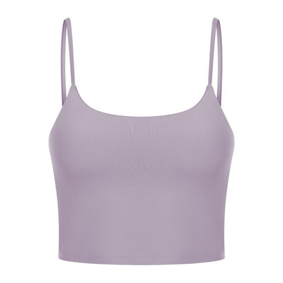 Yoga Jacket Women's Sports Underwear With Chest Pad Thin Belt Beauty Back