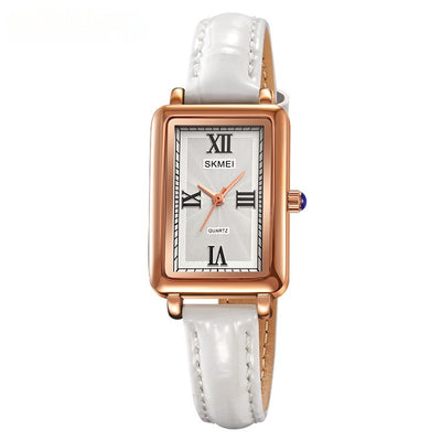 Rectangular Retro Waterproof Leisure Women's Quartz Watch