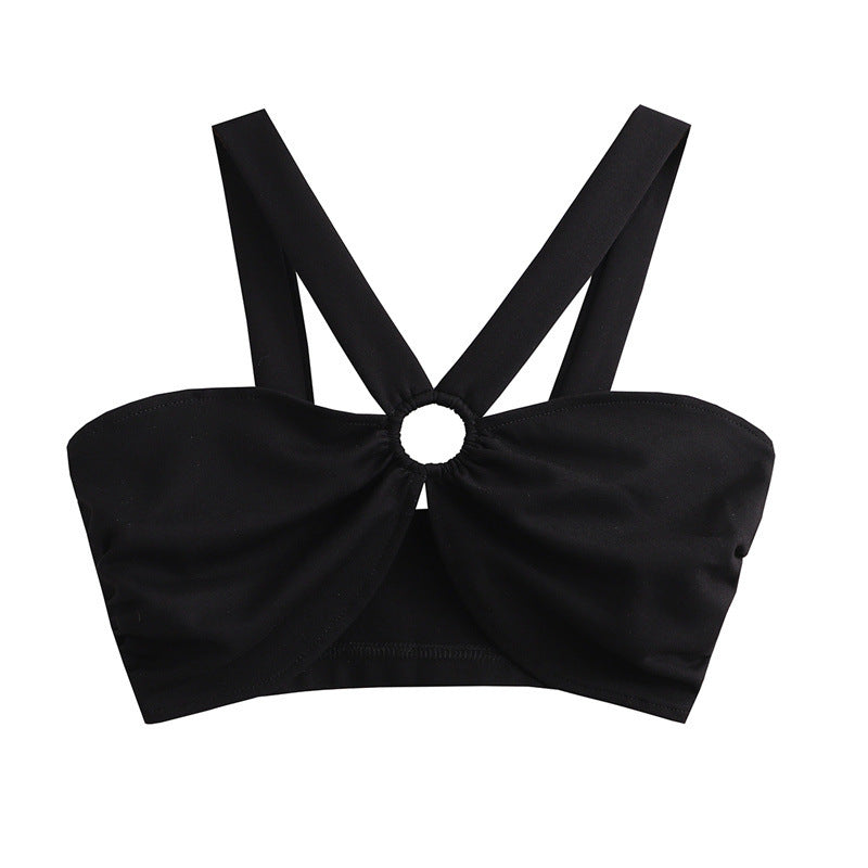 Sexy Hot Girl Short Halter Tube Underwear Top