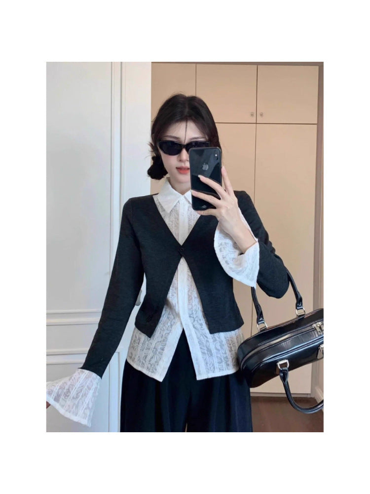 Sweet Hot Girl Design Sense Bandage Dress Unique Top Fashion