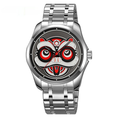 Personalized Creative Lion Head Luminous Watch Men