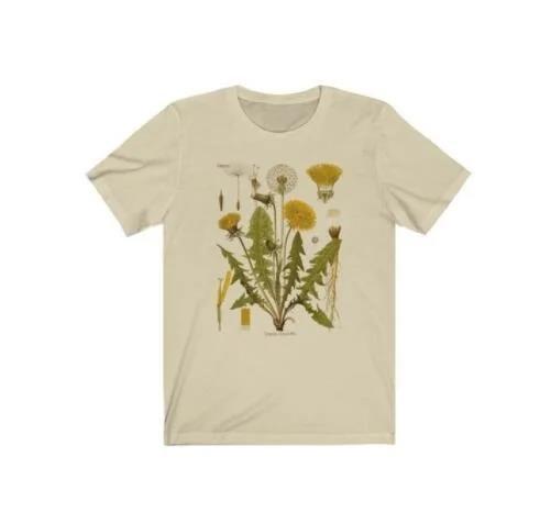 Dandelion Botanical Graphic Tshirt Hiking Shirt
