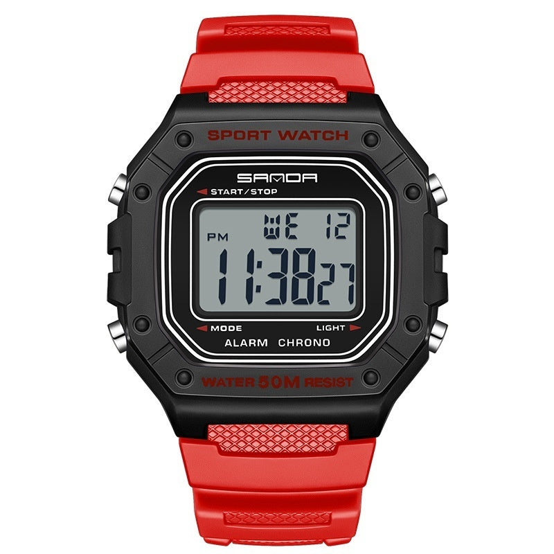 Swimming Waterproof Youth Electronic Watch Simple Alarm Clock