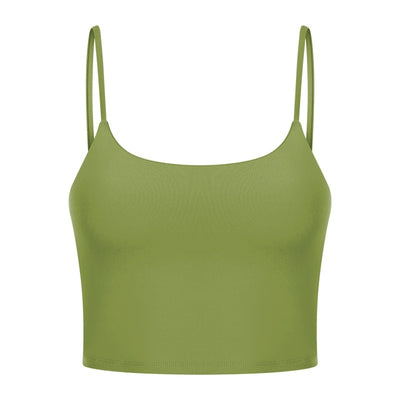 Yoga Jacket Women's Sports Underwear With Chest Pad Thin Belt Beauty Back