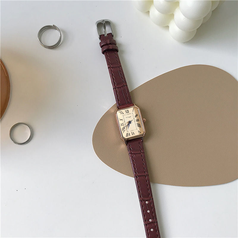 Women's Design Simple Fashion Square Watch Quartz Watch