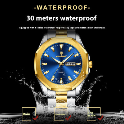 Men's Steel Strap Quartz Watch