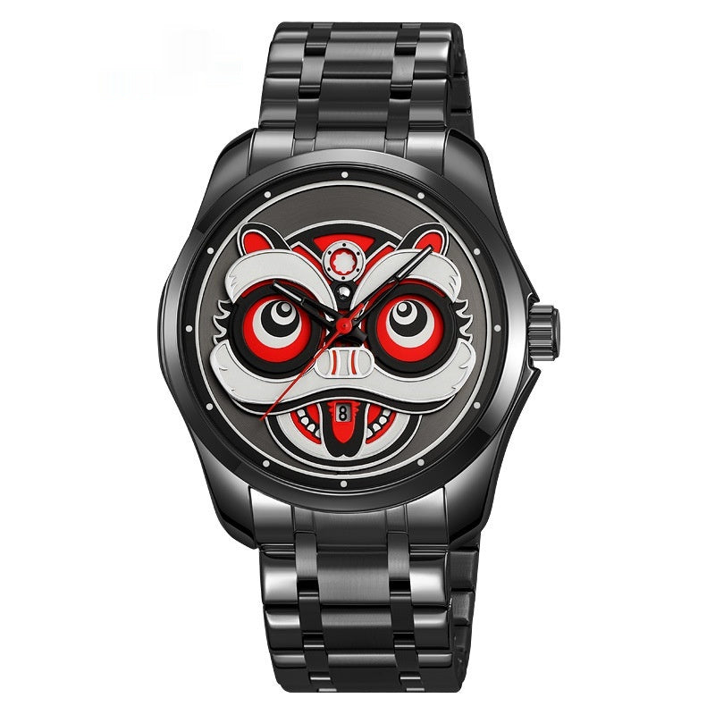 Personalized Creative Lion Head Luminous Watch Men