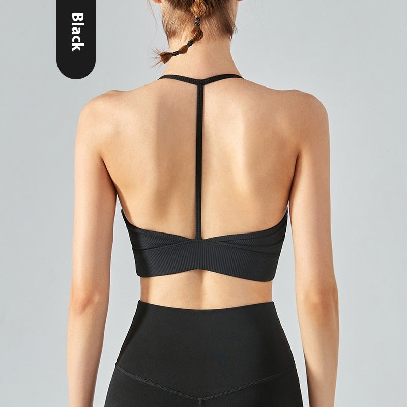 Shockproof Sports Underwear With Chest Pad Yoga Workout Vest