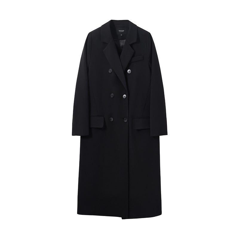 Brown Long Suit Jacket Women's Loose High-grade Temperament