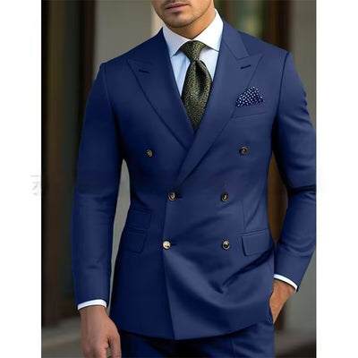 Men's Suit Set Leisure Business Two Pieces