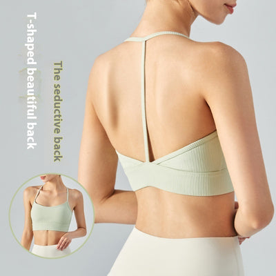 Shockproof Sports Underwear With Chest Pad Yoga Workout Vest