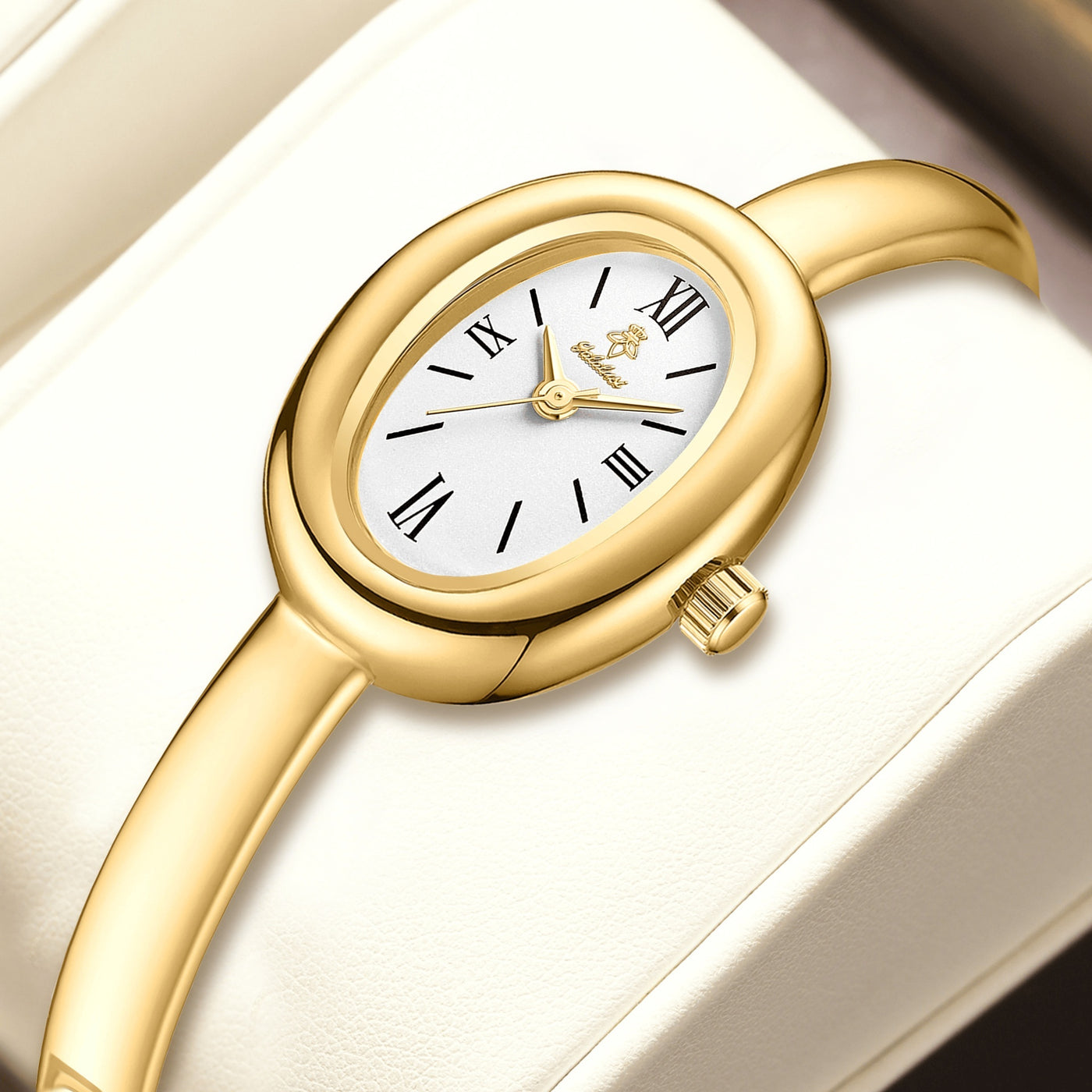 Women's Multifunctional Oval Retro Quartz Watch